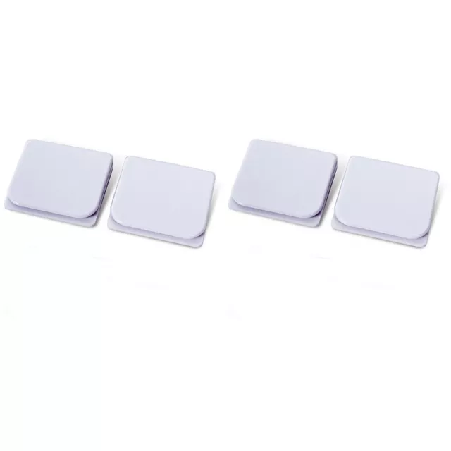 4 PCS Duschklammern Badezimmerzubehör Windfester Stoppvorhang-Clip