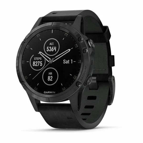Garmin fenix 5 silver with granite blue band on sale