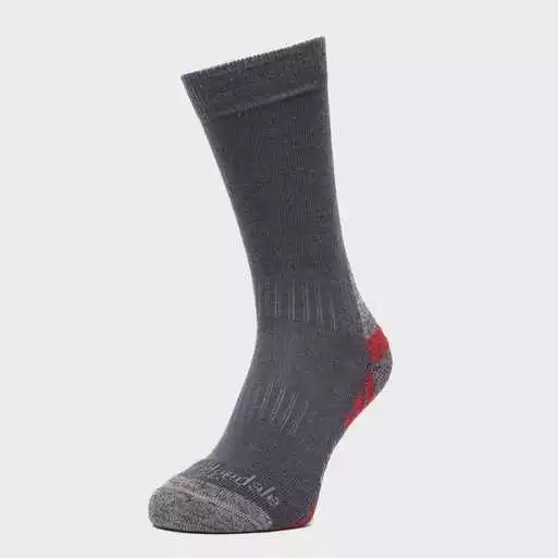 Bridgedale Herren Socken Trail Wool Fusion Funktionssocken, Grau, EUR 36-39