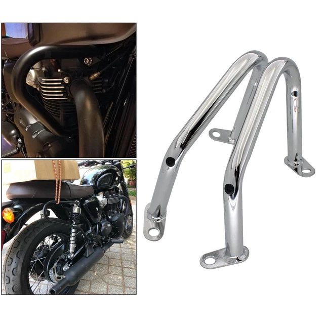 TRIUMPH CHROME ENGINE Dresser Bars 865cc Bonneville SE T100