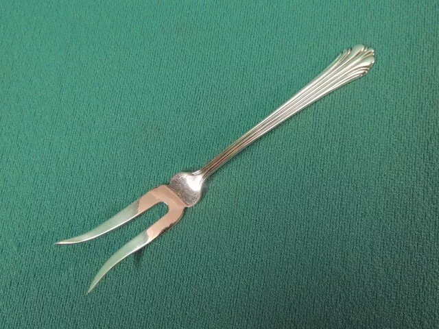 Vintage SOLID Sterling Silver Stieff Homewood Lemon Serving Fork 12 grams