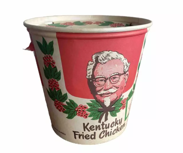 VTG COLONEL SANDERS Fried Chicken KFC Christmas Greetings Original