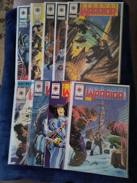 Eternal Warrior (Valiant) 9 Issue Lot. No Duplicates