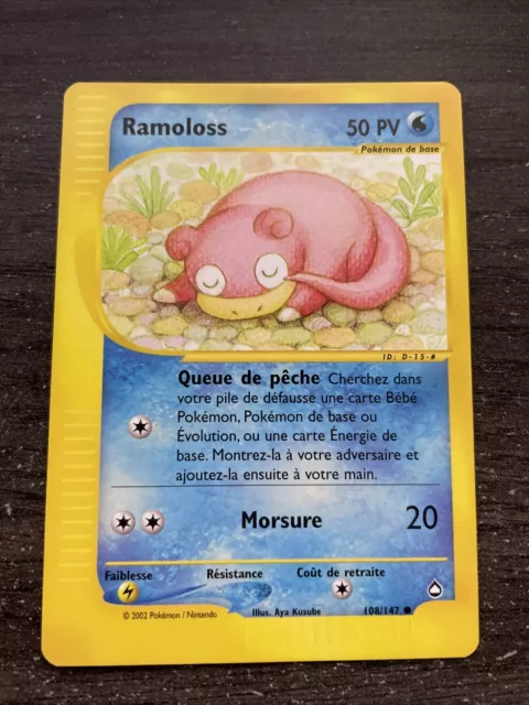 Ramoloss Commune - Pokemon 108/147 Aquapolis Neuf Fr