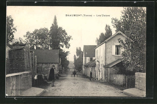 CPA Beaumont, Les Usines, Residential Houses