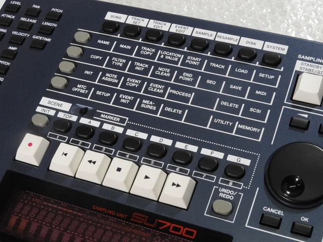 Yamaha SU700 séquenceur d'échantillonnage d'usine musicale excellent + mémoire de travail 34 Mo 4