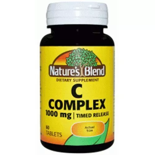 Vitamine C Complexe 1000 MG 60 Timed Release Tablette Par Nature's Blend