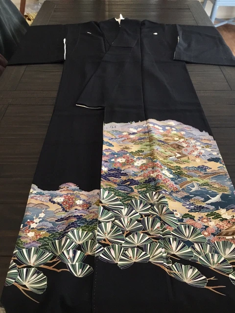 japanese silk kimono robe