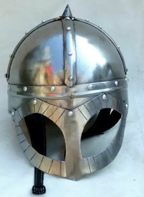 Viking Norman Best Medieval Steel Viking Nasal Helmet ~Hand-Forged ~sca/helm/arm