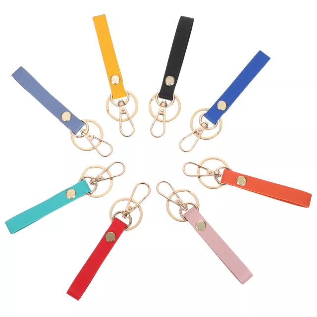 8 Pcs Key Holder Charms Phone Lanyard Cell Kick Stand for Keychain Wrist Strap