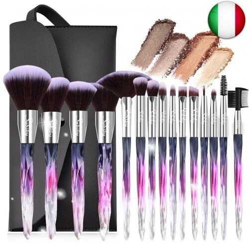 Pennelli Make Up Subsky 15 pezzi Set di pennelli per trucco Fondotinta Cipria