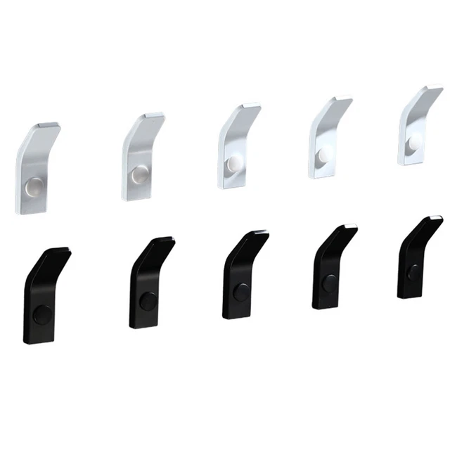 Moda ganchos de pared abrigo de aleación de aluminio ganchos ganchos montado a tornillo gancho para murciélago