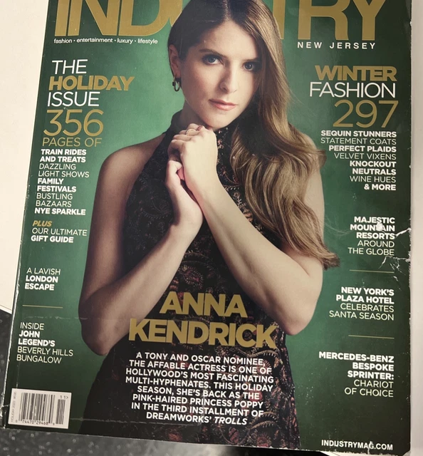 2023 HOLIDAY ISSUE Industry New Jersey Magazine - Anna Kendrick Front