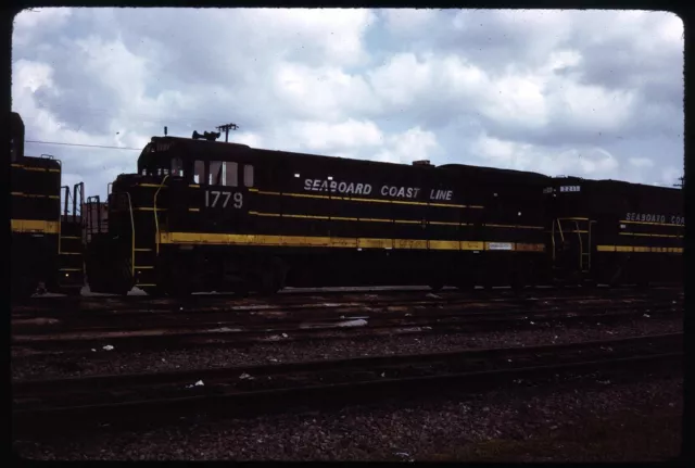 Original Rail Slide - SCL Seaboard Coast Line 1779 Uceta 11-1973