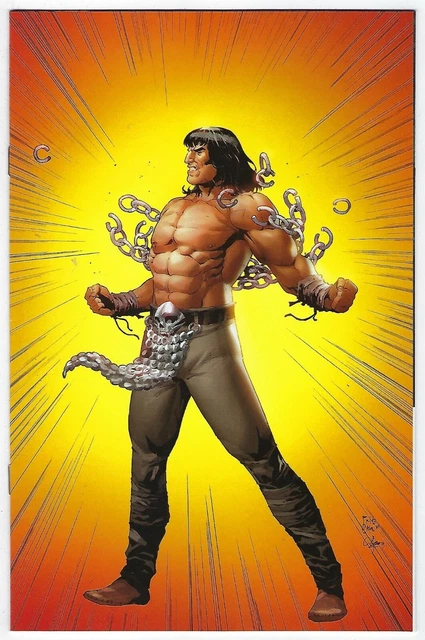 Cimmerian Red Nails # 1 Variant 1:10 Superman Parody Cover A Blaze (Conan)