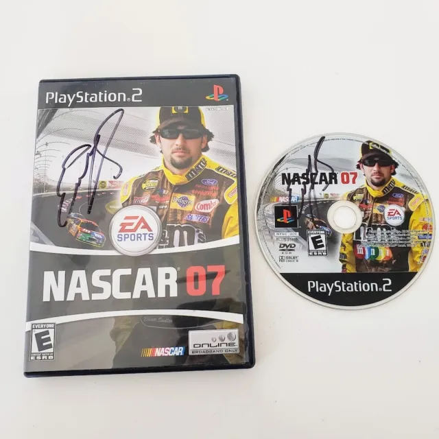 PS2 Nascar 07 Playstation Racing Game Signed by ELLIOTT SADLER Autograph!!