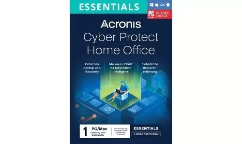 Acronis Cyber Protect Home Office Essentials, Advanced, Premium, 1/3/5 Geräte