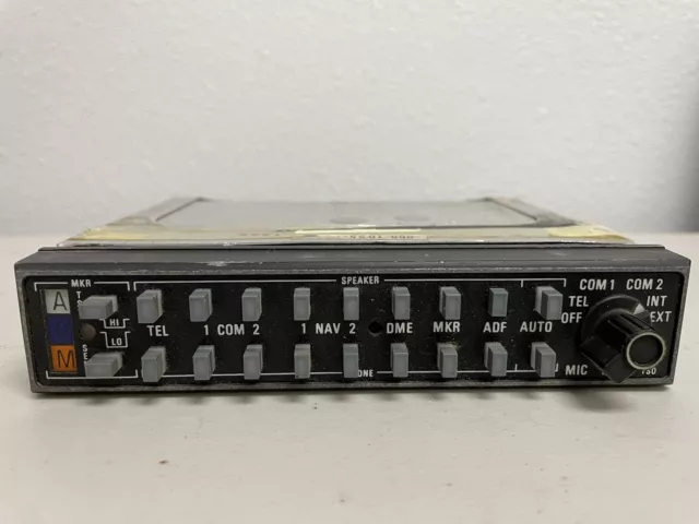Bendix King KMA 24 TSO Audio Panel with Tray P/N 066-1055