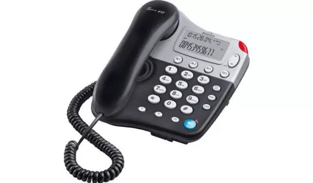 Binatone Spirit 410 Handsfree Corded Telephone Single (Battery Cover Broken) R