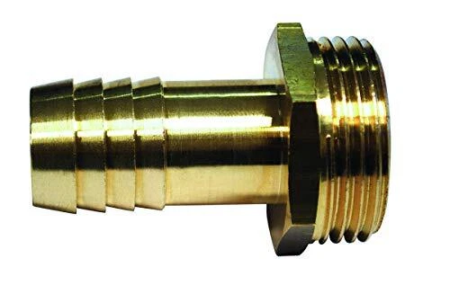 Boutté EM41 mâle Embout laiton cannelé M.26x34 Tuyau ø25