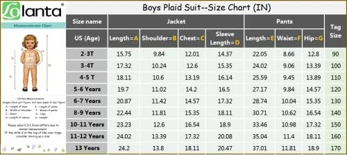 LOLANTA Boys Suit Wedding Ring Bearer Outfit Kids Suit Set, Plaid Blazer Suit