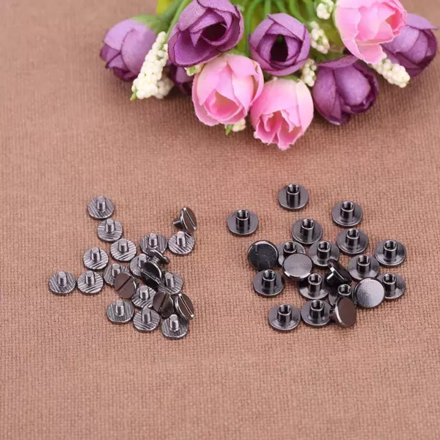 ARRICRAFT 120pcs Metal Studs Rivets, 6 Styles Spikes Spots Studs Triangle Pyramid  Studs Heart Shape Decorative Leather Rivet Nailhead Rivets for Leather  Craft Clothes Belt Bag Shoes Jewelry Decorations 