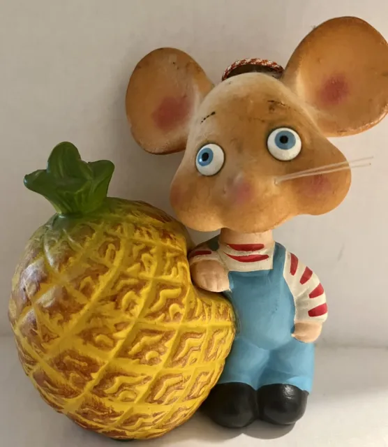 Topo Gigio Maria Perego Bobblehead Bank Vintage Collectible Rossini Japan