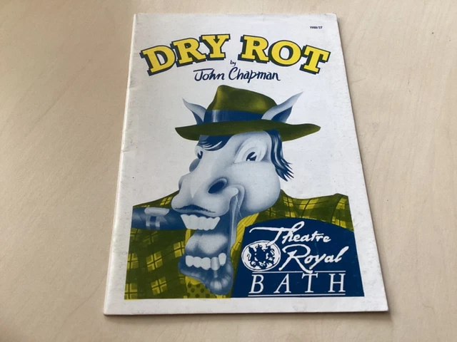 Dry Rot Programme Theatre Royal Bath 1988 Starring Brian Rix