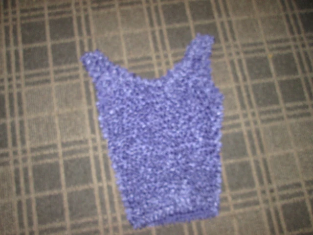 Ladies Vintage popcorn magic scrunch crinkle stretch top one size fits 12-14-16
