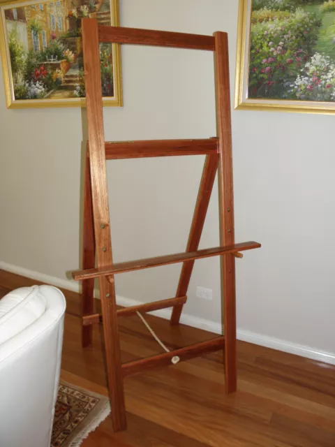 Hand crafted Forest Red Gum timber Painting Easel