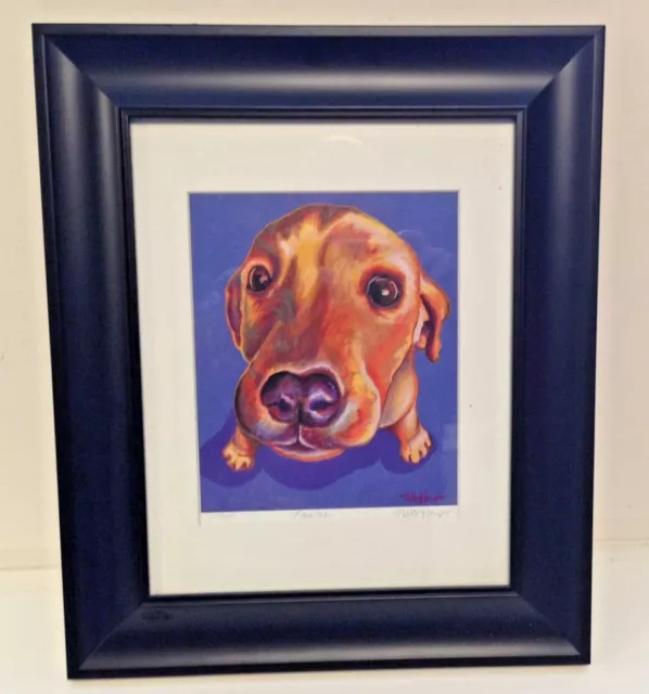 Artist MEG HARPER Love Me Dachshund Limited Numbered Print Picture Signed COA