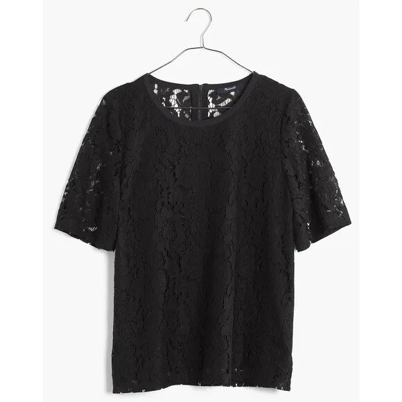 Madewell Lace Refined Tee