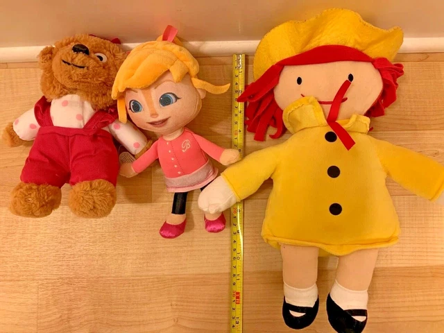 Alvin & The Chipmunks Brittany Berenstain Bears Madeline Animals Stuffed USED