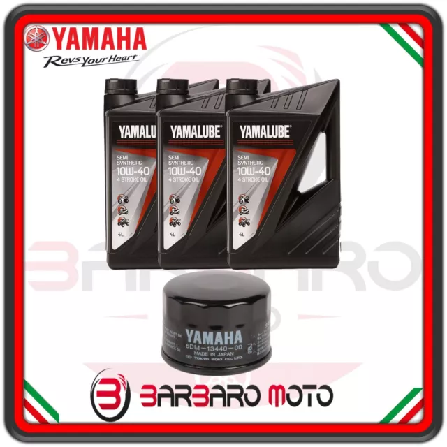 Tagliando Originale Yamaha Tmax T-Max 560 2020 Yamalube 4S 10W40 + Filtro Olio