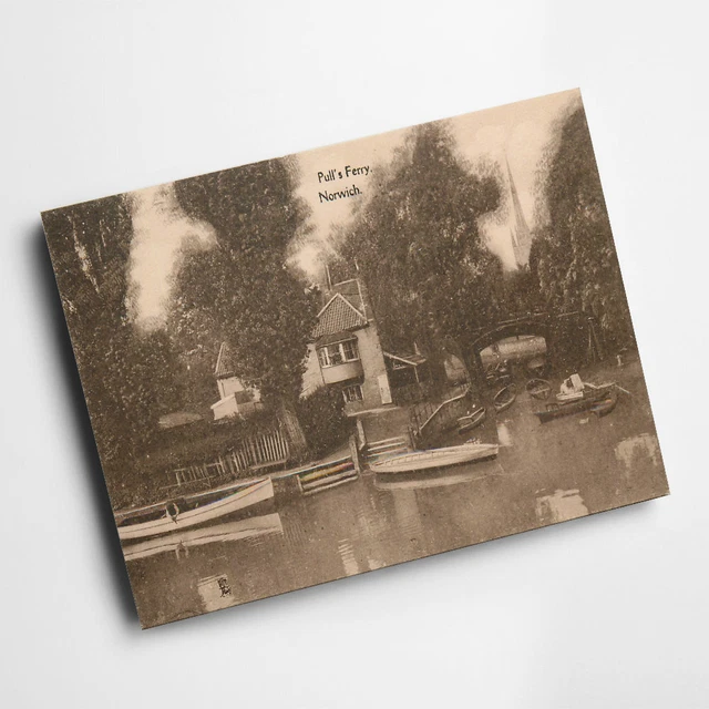 A3 PRINT - Vintage Norfolk - Pulls Ferry, Norwich (3)