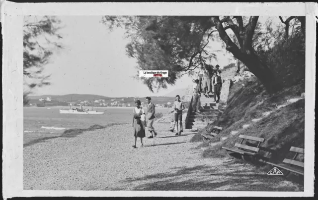 Saint-Jean-de-Luz Sainte-Barbe, Plaque verre photo, négatif noir & blanc 9x14 cm