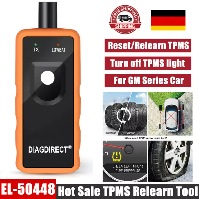 EL-50448 Auto KFZ TPMS RDKS Programmiergerät Werkzeug Anlernsystem Tool für OPEL