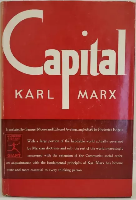 Capital by Karl Marx G26 (c1906, Modern Library 1st Ed., HCDJ) Used (4034)