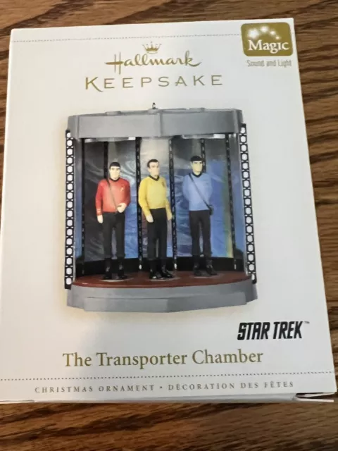 2006 Hallmark Keepsake Star Trek Transporter Chamber Ornament Magic Sound Light