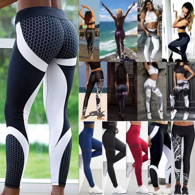 Sexy Women's Butt Lift Yoga Pants Hip Push Up Leggings Fitness Workout Stretch