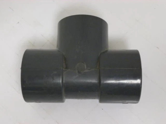 198777 New-No Box; Chemtrol MDL-Unkn88868 PVC Tee Fitting 1-1/2''; SCH80