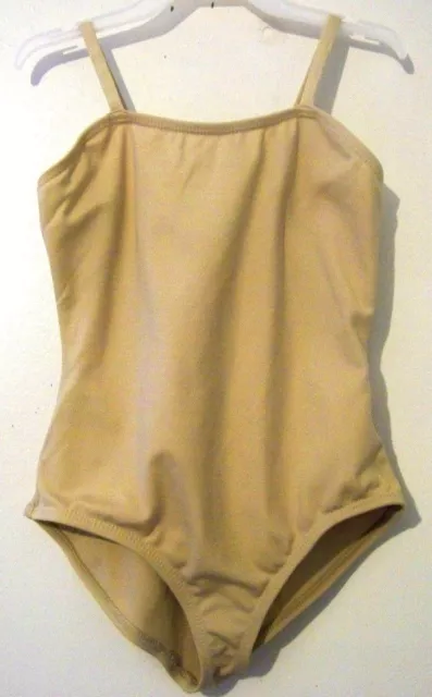 Capezio Girls Beige Leotard Size Large EUC!!!