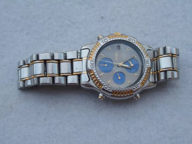 Seiko quartz chronograph sports online 150 prix