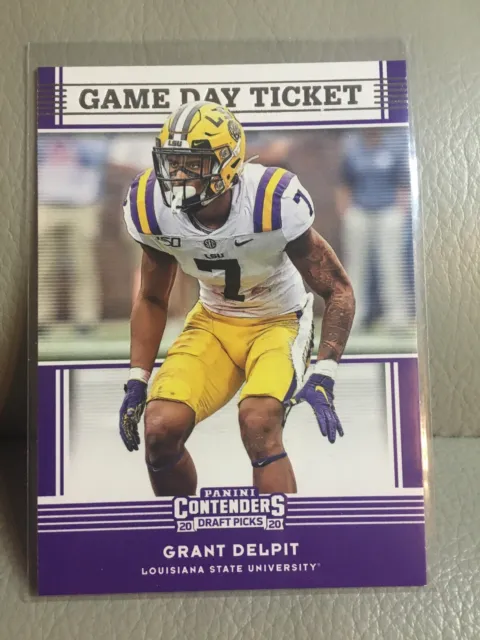 Grant Delpit 2020 Panini Contenders Draft Picks Game Day Ticket RC #40