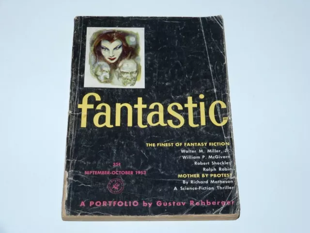 Fantastic September-October 1953 Portfolio By Gustav Rehberger Ziff Davis Sf