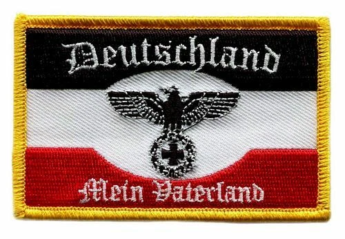 Flaggen Aufnäher Patch Deutschland Mein Vaterland Fahne Flagge