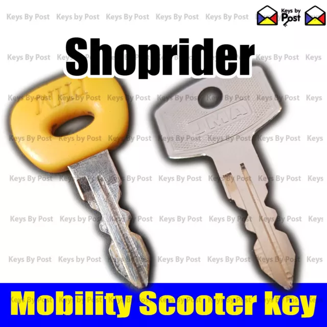 SPARE SHOP RIDER  Mobility Ignition on off key SHOPRIDER