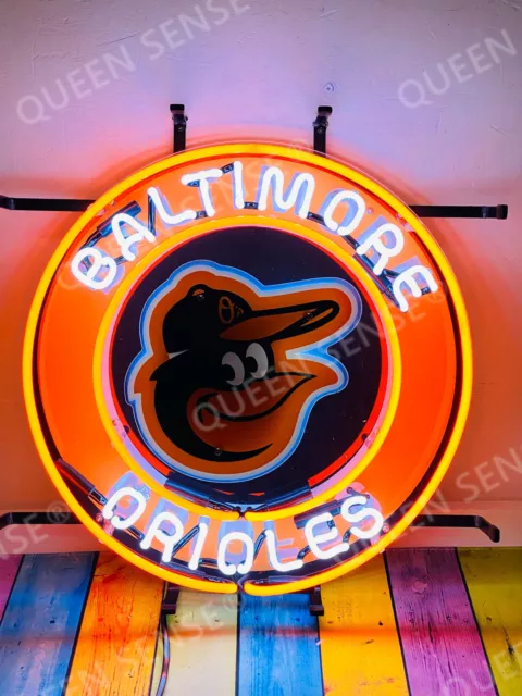 Baltimore Orioles Baseball 17"x17" Neon Light Sign Lamp With HD Vivid Printing