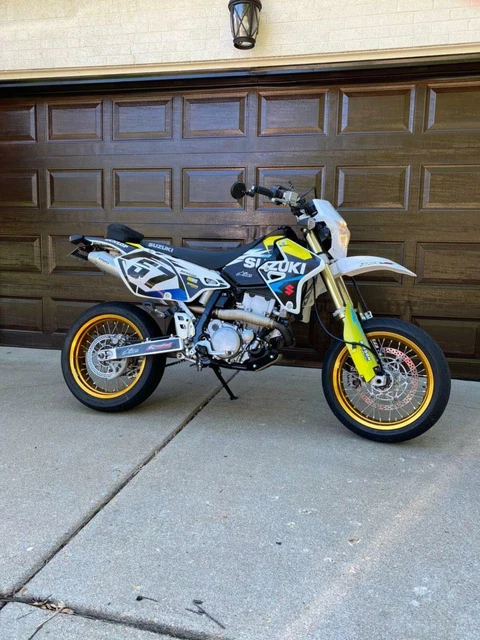 GRAPHICS KIT FOR Suzuki DRZ400SM DRZ 400 SM S E Division YelloBlu