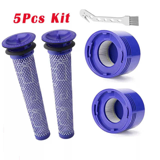 HEPA Post Pre Filter Kit for DYSON V7 V8 SV10 Animal Absolute Total Clean Vacuum